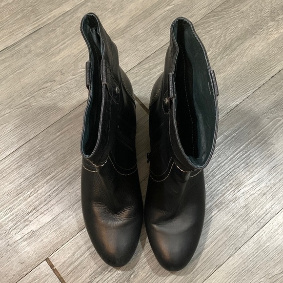 Pikolinos Black Leather Western Inspired Heeled Boots size 8.5-9 - Picture 2 of 12